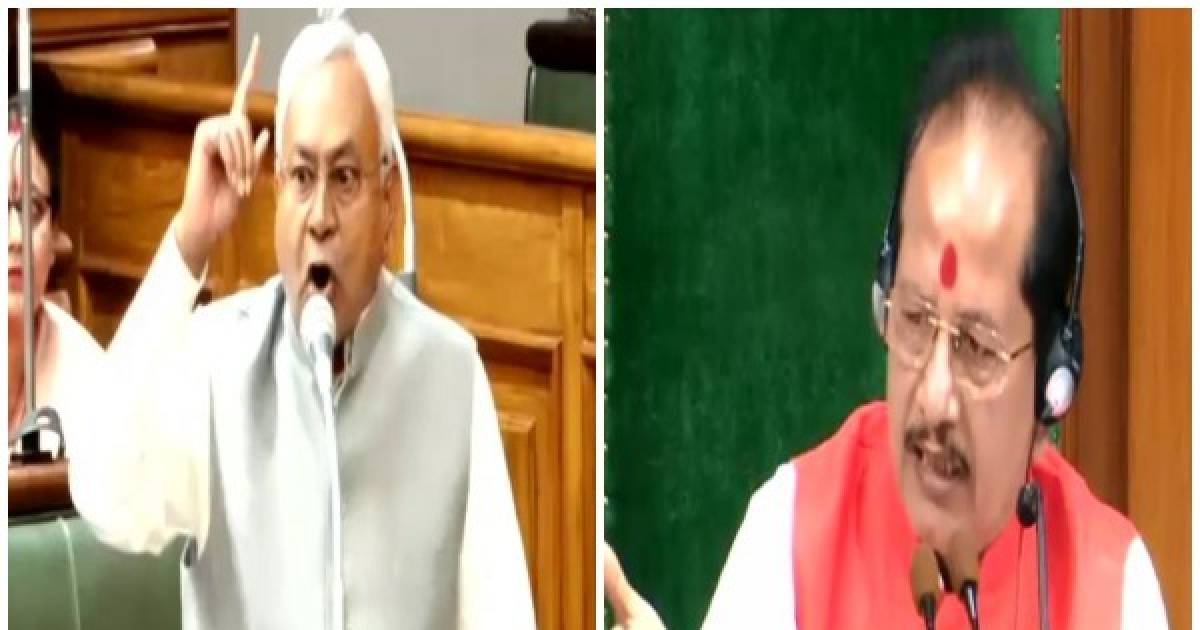 Fiery exchange between Nitish Kumar, Speaker Sinha in Bihar Assembly over Lakhisarai case